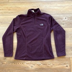 The North Face womens fleece 3/4 zip